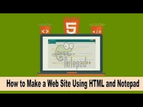 How to create,save,open html by notepad.(Beginer ftiendly)