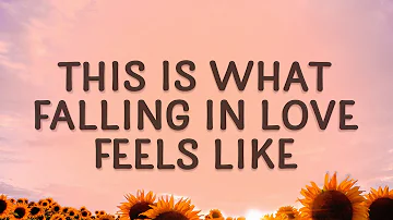 JVKE - this is what falling in love feels like (Lyrics) | Feel like sun on my skin