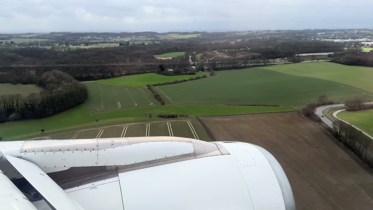 Alemania | Dortmund | Unna - aproximación de aterrizaje 23.02.2026