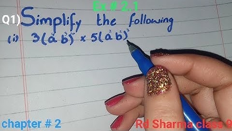 RD Sharma Class 9 Solutions Chapter 2 Exponents Of Real Numbers Ex 2.1 Q1(i)