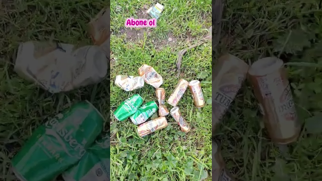 İki saatlik Aliminyum kutu avına çıktım