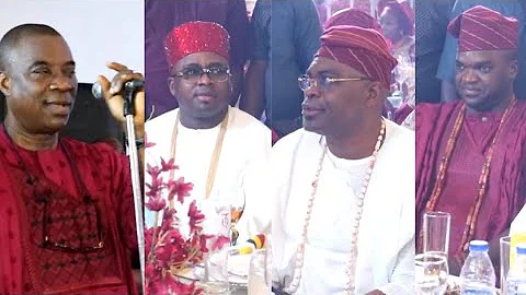 SEE HOW K1 DE ULTIMATE, OBA DEMOLA ELEGUSHI, AKINSINKU OF LAGOS, OLOWORO STORM KUBIS DAUGHTER'S WED