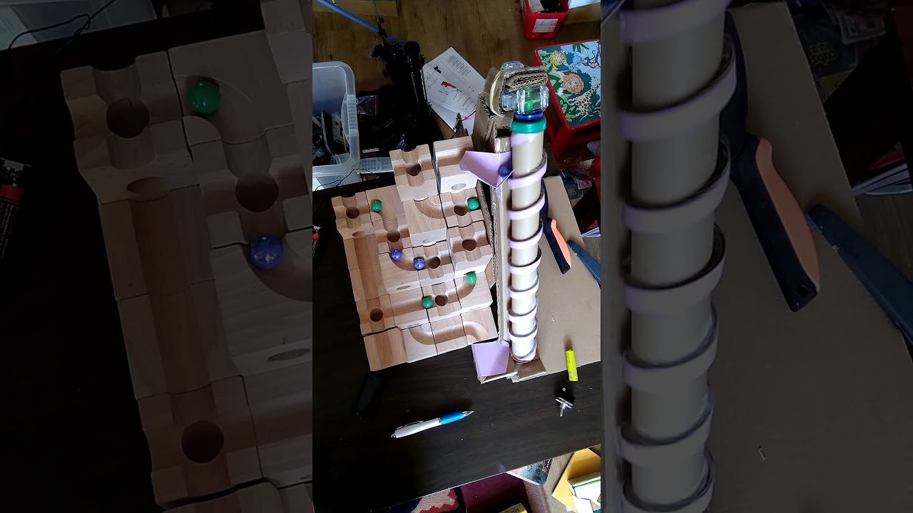 Cuboro and homemade marble lift. YouTube