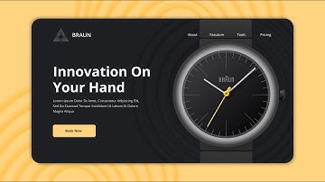 Simple Web design with ripple effect | Figma Tutorial