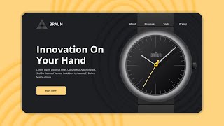 Simple Web design with ripple effect | Figma Tutorial screenshot 4