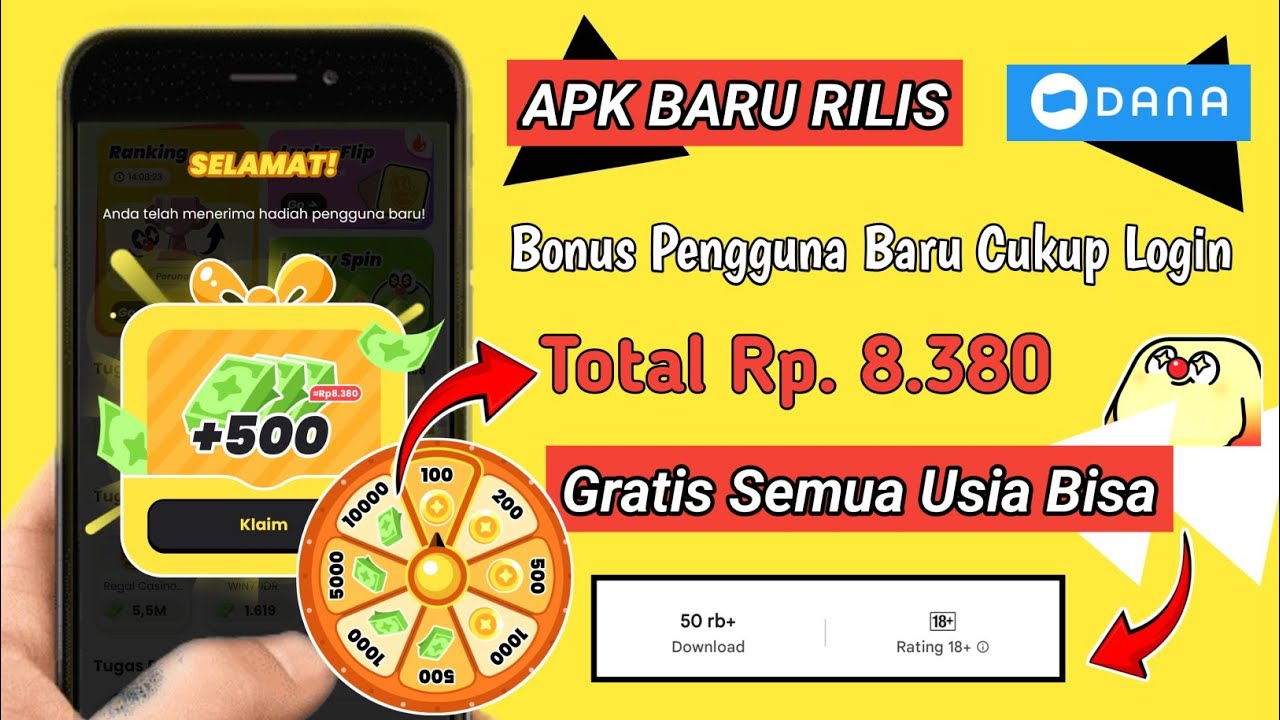 BONUS LOGIN 8.380 Game Pinjoy Baru Rilis Penghasil Uang | Game Penghasil Uang | Game Penghasil Dana