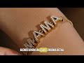 Adjustable MOM Letter Charm Bracelet - Cubic Zirconia Chain Bracelet for Women, Stylish Mother's Day