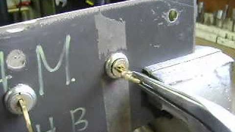 Herman Miller over head bin  lock change PROBE type core