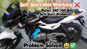 Pulser 180 Self Start Problem Solved ✅  #pulserlover #bike #selfstart