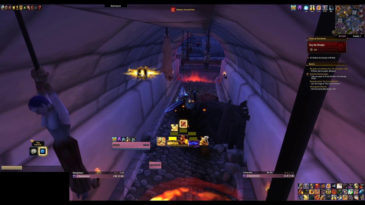 Horrific Vision of Stormwind - Solo PTR (2 Bosses) - YouTube
