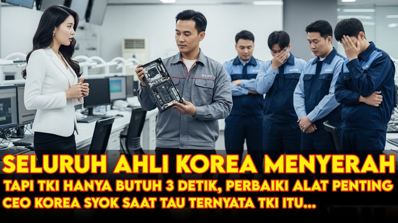 TKI YANG DIANGGAP REMEH‼️SEKARANG MALAH BUAT SEMUA TEKNISI KOREA MALU ! CEO CANTIK SYOK SAAT TAU...