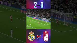 Real Madrid Vs Granada Cf 2-0
