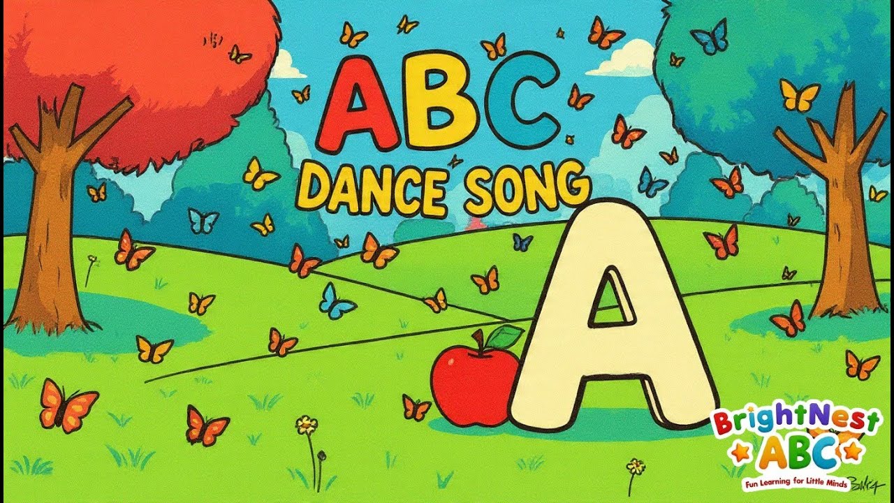 ABC Song for Toddlers Fun A to Z Alphabet Learning Kids Nursery Rhymes ...
