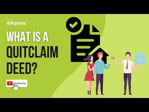 Video: Dapatkah quitclaim digunakan sebagai kata kerja?