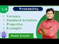 Variance and Standard deviation | Properties with Example | #msmaths