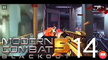 MODERN COMBAT 5: BLACKOUT Walkthrough #14 [FINAL] - CHAPTER 6: GILMAN HQ - SPEC OPS