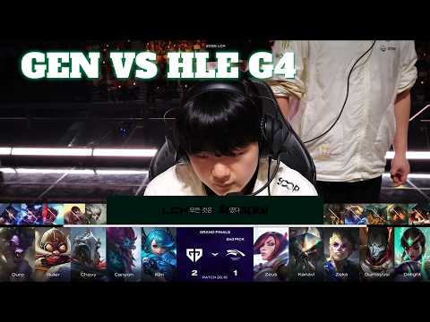 GEN vs HLE Game 4 | LCK 2026 Playoffs Grand Finals | Gen.G vs Hanwha Life G4