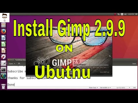 How to install Gimp 2.9.9 on Ubuntu 16.04,18.04