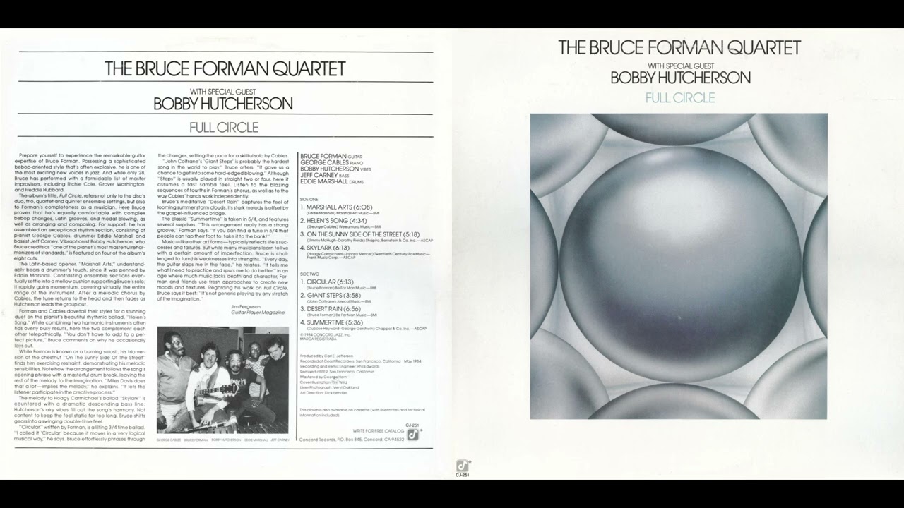 Bruce Forman   Marshall Arts