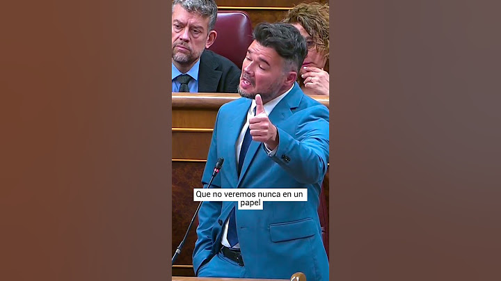 ‼️ Gabriel Rufián replica a Pedro Sánchez en la sesión de control: “La izquierda no puede robar”