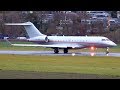 Bombardier Global 6000 VistaJet 9H-IGH Take-Off at Bern