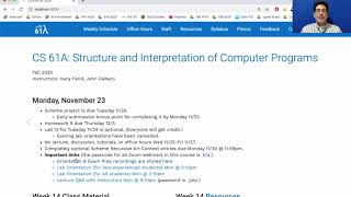 61A Fall 2020 Lecture 35 Video 1
