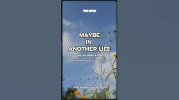 Maybe In Another Life by Taylor Jenkins Reid #booksummary #booktube
