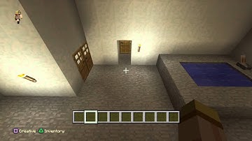 Minecraft: Ps4 A Suprise in the tu19 tutorial world.