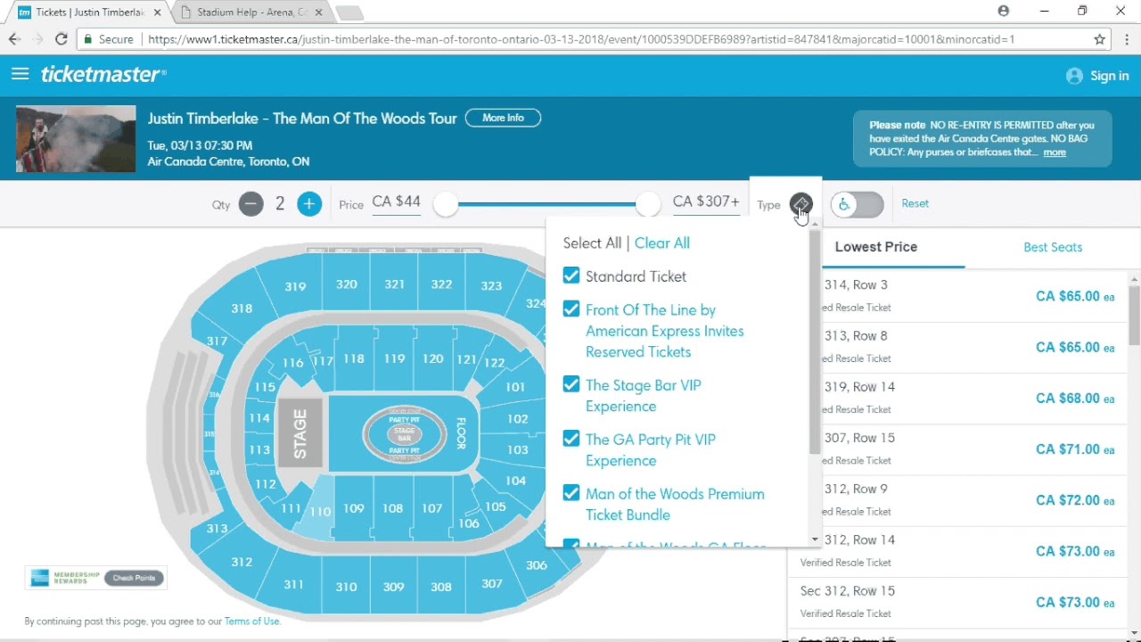 Live Nation Darien Lake Seating Chart