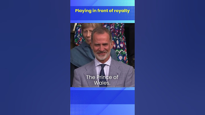 Carlos Alcaraz thanked Spain's King Felipe VI after winning