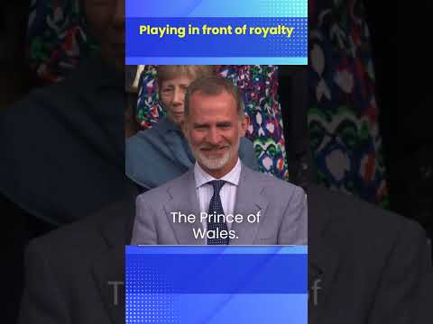 Carlos Alcaraz thanked Spain's King Felipe VI after winning