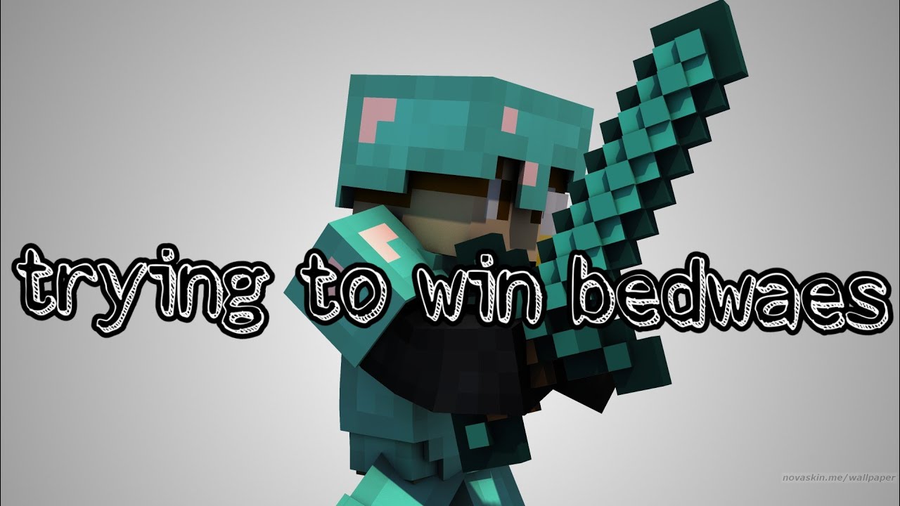 trying to win a game of BEDWARS!!!! - YouTube