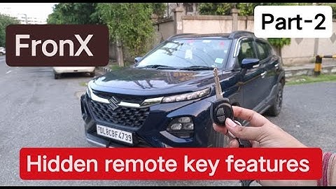 Hidden Remote key features of Maruti Suzuki Fronx/Swift/Baleno/Wagno r/Breeza/Jimny/Dzire/Eartiga
