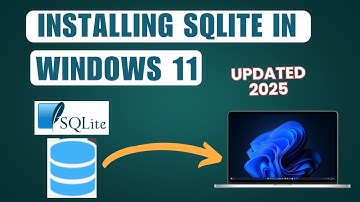 How to install SQLite database on Windows 11 || Creating a database and table in SQLite 2023 updated
