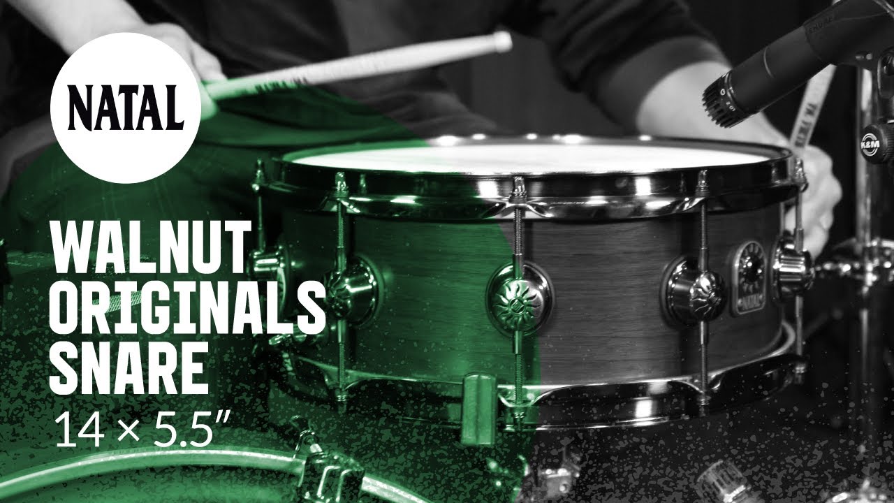 NATALアコースティックドラム│Walnut Originals Snare 14x5.5″ feat. Tsukasa Inoue from fox capture plan