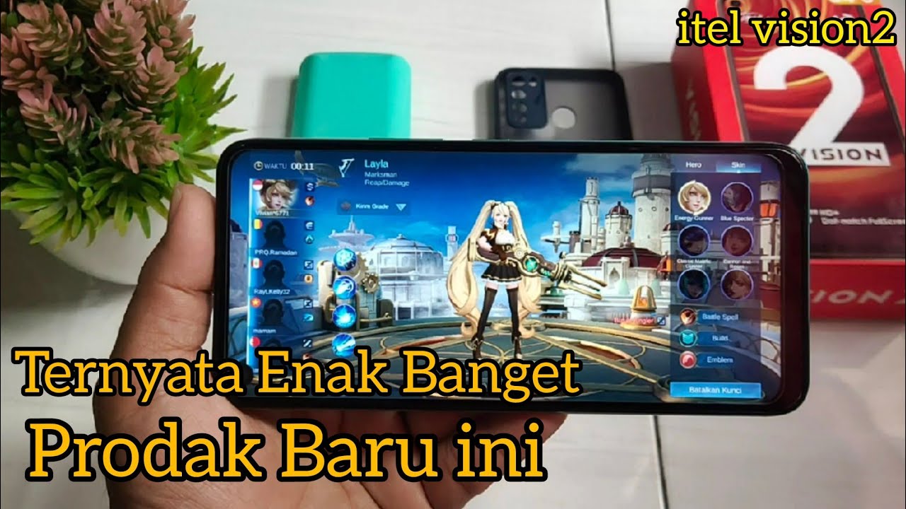 Test Gaming Mobile Legends Itel Vision2 3/64