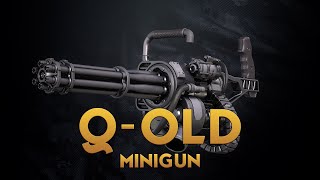 Q Old Minigun Single Weapon POV
