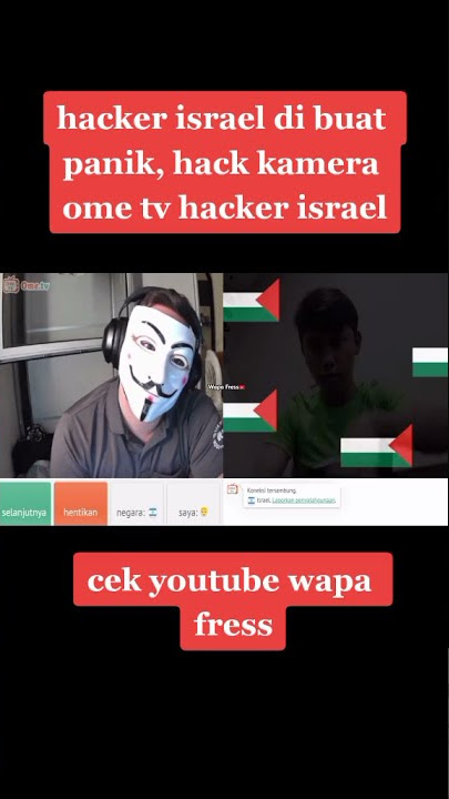 Story Wa Hacker || ngerjain hacker israel di ome tv