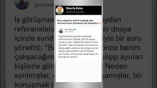 İş Görüşmesine Katılan Adaydan Oyunun Kuralını Bozan O Soru Ş Şçi Şgörüşmesi Şveren