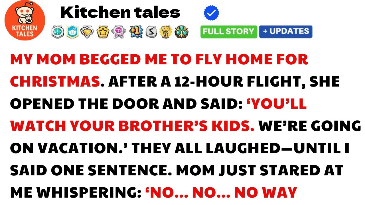 My Mom Begged Me to Fly Home — Then Expected Me to Watch the Kids While They Vacationed