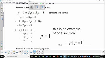 One, Infinite, and No Solutions (u2 d4 notes)