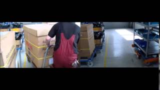 Comparison process time tugger trains Still with trailer concept