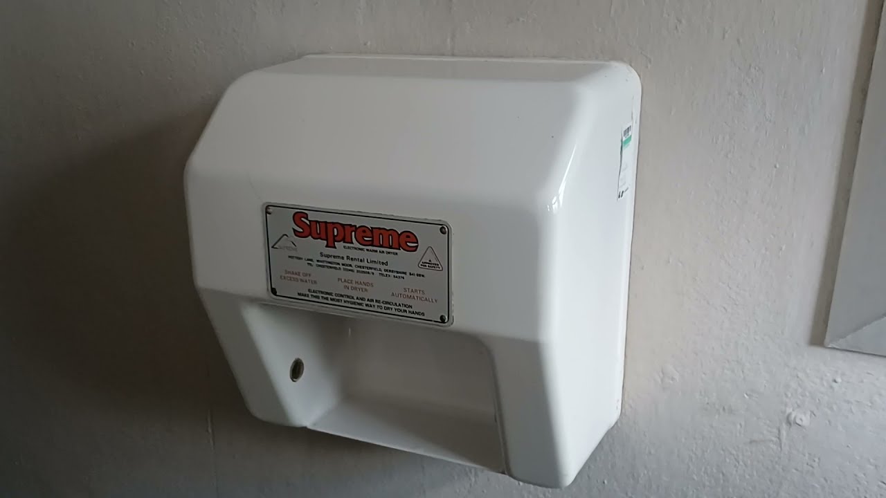 Rare Supreme hand dryer, The forest home pub 🚹, Hardley, Hampshire