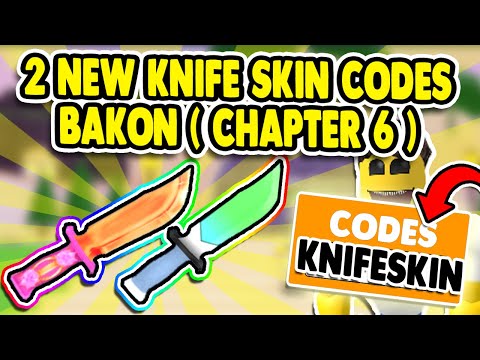 2 New Roblox Bakon Codes For A Knife Skin Bekon Chapter 6 Youtube - roblox knife skin