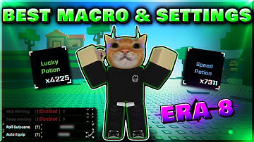 BEST SETTINGS And MACRO To Use IN ERA 8 | Sols RNG