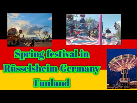 Spring festival in Rüsselsheim||Germany funland||موسم بہاراں کا میلہ جرمنی میں||Family vlog