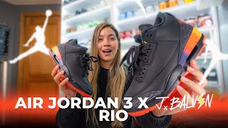 AIR JORDAN 3 RETRO x J BALVIN RIO⚡😱 ¿MEJOR QUE EL ANTERIOR? 🧐