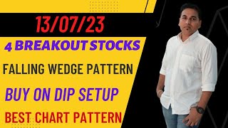 Top 4 Breakout stocks for tomorrow | 13/07/23 | swing stocks for tomorrow | intraday trading stocks