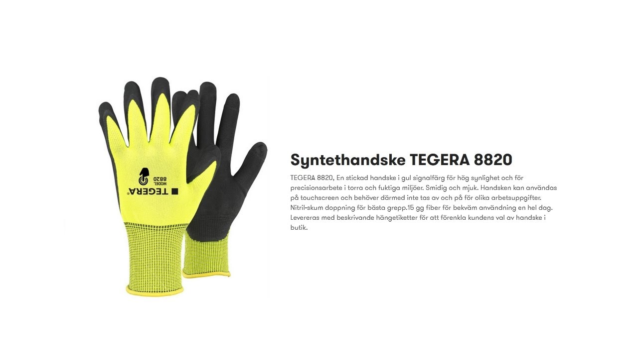 Creative Reklam Syntethandske TEGERA 8820