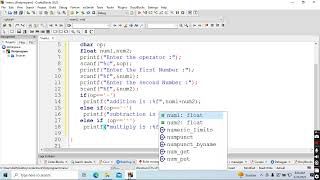 calculator in c using if else ladder statement | simple calculator in c | #program #calculator